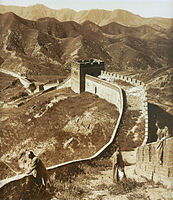 Tembok Besar China pada tahun 1907