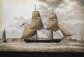 illustration de HMS Chanticleer (1808)