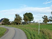 Voorhuis van de westelijke boerderij