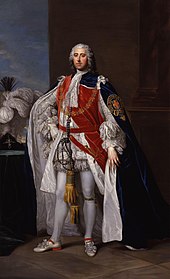 Henry, 2nd Duke of Newcastle-under-Lyme, KG. Portrait by William Hoare in the National Portrait Gallery Henry Fiennes Pelham-Clinton, 2nd Duke of Newcastle-under-Lyne by William Hoare.jpg