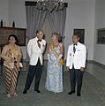 Suharto and Tien during a state visit to the Netherlands (1970)