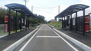 BRT公車站月台