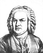 Johann Sebastian Bach. Tundmatu autori 1854. aasta joonistus