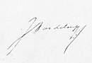 Signature de Jules Pasdeloup