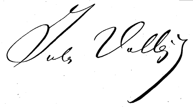 signature de Jules Vallès