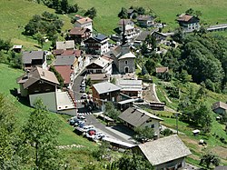 Skyline of La Forclaz