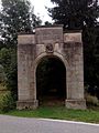 Brána ke hřbitovní kapli rodiny Czeczinkarů