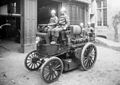 1899 - Electric van (front face) of the Paris Fire Brigade designed by A. C. KREBS.