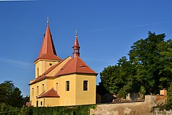 Farní kostel Nanebevzetí Panny Marie v Libořicích