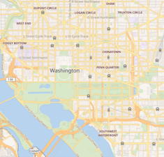 Монумент Вашингтона расположен в центре Вашингтона, округ Колумбия.