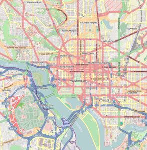 Catholic–Gallaudet rivalry is located in Washington, D.C.