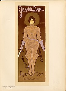 Jeanne d'Arc, affiche (1895).