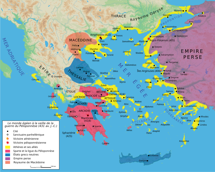 Ficheiro:Map Peloponnesian War 431 BC-fr.svg