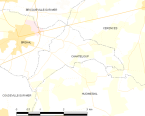 Poziția localității Chanteloup