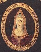 A depiction of Margaret from a family tree from the reign of her great-grandson, James VI/I of Scotland and England
