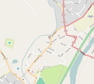 Location map Wales Monmouth