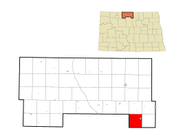 Location of Ostby Township