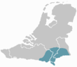 Het Limburgse taalgebied.