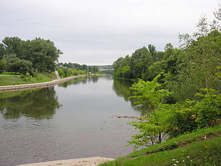Река Нярис в г. Вильнюс. Foto:Algirdas at lt.wikipedia