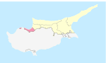 Северный Кипр Лефке District.svg