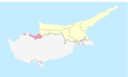 Distretto di Lefke – Mappa