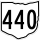 State Route 440 marker