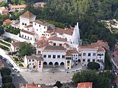 Slottet i Sintra, benyttedes i lang tid sommerophold for den kongelige familie