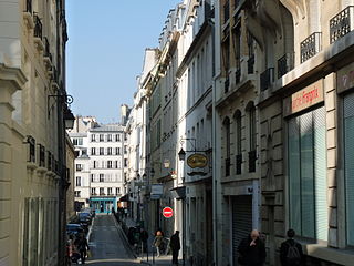 ボーマルシェ大通りから見るサン＝クロード通り (Rue Saint-Claude vue depuis le boulevard Beaumarchais)