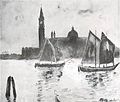 Venise - Voiles sur le Grand Canal (1922).