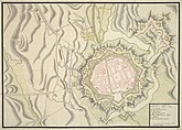 Map of the siege of Landau