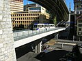 Passage du métro M2 sur le pont St-Martin, sous le pont Bessières