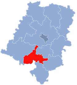 Location within the voivodeship