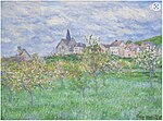 "Printemps à Giverny, effet du matin" (1885) de Claude Monet (W 986)
