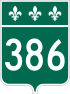 Route 386 shield