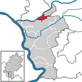 Kaart van Raunheim