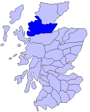 Map of Scotland showing the historic district of Ross Ross (district).PNG