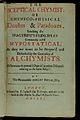 Image 27Title page from The Sceptical Chymist, a foundational text of chemistry, written by Robert Boyle in 1661 (from Scientific Revolution)