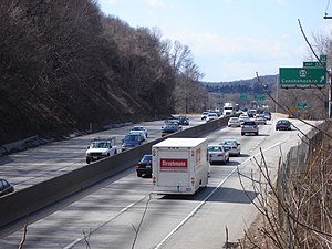 The Schuylkill Expressway in West Conshohocken