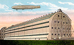 1924 Depiction of Lighter-than-Air Hangar at Scott Field