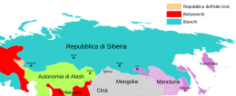 Governo provvisorio della Siberia autonoma - Localizzazione
