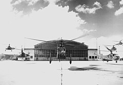 The Coast Guard station as seen c. 1944 Six U.S. Coast Guard Sikorsky HNS-1 at Floyd Bennett Field, New Jersey (USA), circa in 1944.jpg