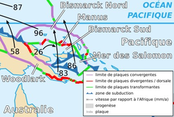 Image illustrative de l’article Plaque de Bismarck Sud