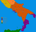 Sud Italia prima del 851