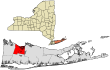 Lage im Suffolk County (New York)