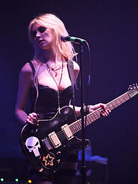 Momsen performing in April 2010 Taylor Momsen - Warped Tour Kickoff (5).jpg