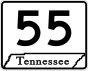 State Route 55 marker