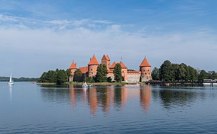 Trakai Island Castle viewed from the south