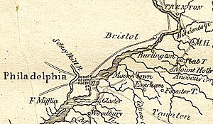 Маунт-Холли на карте 1806 года