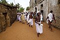 Un procession vodun in Benin