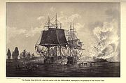 Уничтожение «Всеволода» британскими кораблями